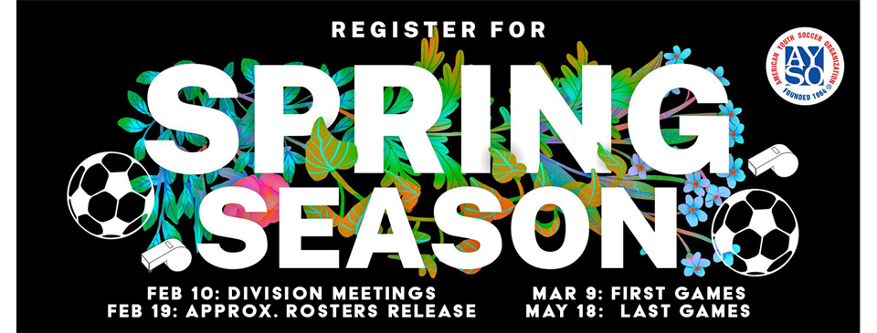 Spring Season Registration Now Open!