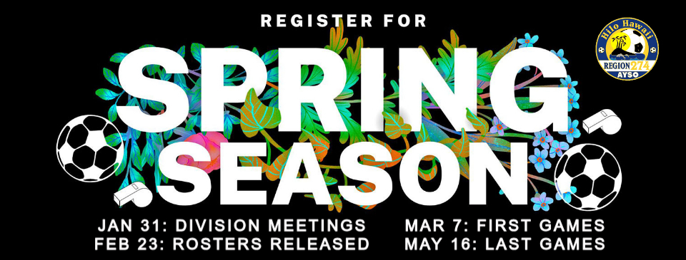 Spring Season Registration