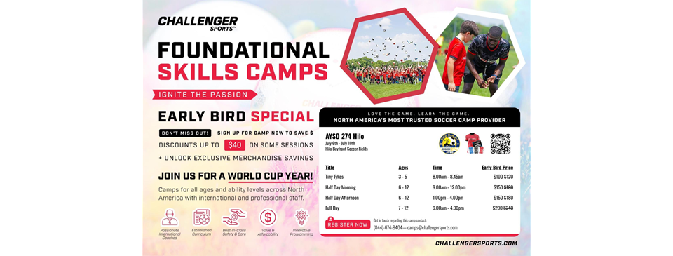 Challenger Sports - Foundational Skills Camp